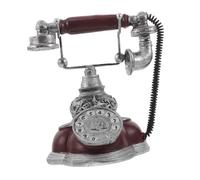 IMIKEYA Ancien Téléphone Décoratif Résine Vintage pour Étagère ou Meuble Téléphone Fixe Rétro pour Salon et Chambre