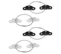 IMIKEYA Ancrages de Sécurité pour Armoires Garçon et Filles en Acier Inoxydable Sangles de Fixation Fiables pour Prévenir le Basculement des Meubles, Kit Complet Accessoires