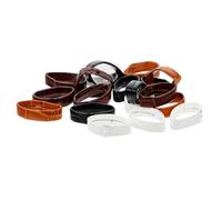 IMIKEYA Anneaux de Bracelet de Montre en Cuir 20mm 20Pcs Accessoires Confortables pour Remplacement Bracelet Montre Homme Professionnel