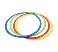 IMIKEYA Anneaux D'entraînement Coupe du Monde en PP, Lot de 4pcs pour Amélioration de L'agilité et Accessoire de Sport Essentiel Football