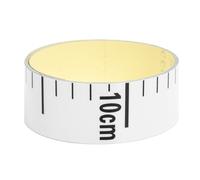 IMIKEYA Autocollant de Niveau D'eau Blanc en Aluminium, Règle Adhésive Précise et Polyvalente pour Mesure Facile et Étanche du Niveau D'eau en Piscine ou Réservoir