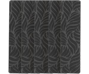 IMIKEYA Autocollants Antidérapants en Polyester Noir pour Marches D'escalier Lot de 5 Réutilisables et Auto-adhésifs, pour Escaliers de Maison et Publics