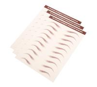 IMIKEYA Autocollants Pour Sourcils 3 Feuilles 3d Imperméables Effet Naturel Pour Femmes Sourcils Clairsemés Maquillage Rapide Et Réaliste