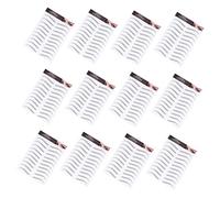 IMIKEYA Autocollants pour Sourcils Imperméables 12 Pcs 6d Imitation Poils Maquillage Femmes Usage Quotidien Solide