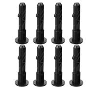 IMIKEYA Axes de Charnière Verrouillage Facile Couvercle en Plastique Lot de 8 Accessoires pour Poubelles à Roulettes pour Poubelle Extérieure Noire Adaptés aux Bureaux et Maisons