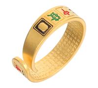 IMIKEYA Bague Mahjong Chinoise Merveilles Anneau Style Punk Unisexe pour Index et Bijoux Ma Jiang Élégants pour Fêtes et Occasions Spéciales