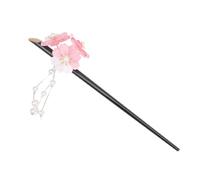IMIKEYA Baguette à Cheveux Vintage Style Chinois en Acrylique Rose, Épingle à Cheveux pour Femmes, Facile à Clipser et Maintien Sûr pour Chignons Élégants