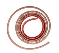 IMIKEYA Baguette de Quart de Rond Flexible PVC Autocollante Moulure Dangle Décorative et Protectrice pour Sols Escaliers Coins et Résistante à Lusure Lhumidité