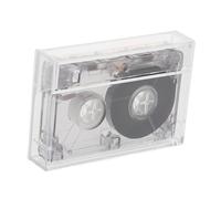 IMIKEYA Bande Vierge Cassette décoration 60 Minutes rétro Bande Claire Vide Mini-Ruban Faire la fête Accessoire Artisanal Plastique Blanche