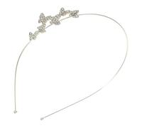 IMIKEYA Bandeau à Cheveux Femme Élégant en Alliage Doré Strass Accessoire Décoratif Léger pour Coiffure Serrage-Tête Mode Mariage et Soirée Or Délicat