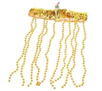 IMIKEYA Bandeau Égyptien Serpent Doré Paillettes Coiffe Perlée Accessoire Costume Égyptien Femme Fête Carnaval Halloween