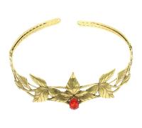 IMIKEYA Bandeau pour Femme en Alliage Feuilles Dorées Anciennes Couronne de Tête Style Déesse Grecque Accessoire de Coiffure Féerique pour Mariage Fête et Cérémonie