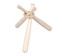IMIKEYA Base de Soutien en Bois Forme Batte de Baseball Miniature, Support de Présentation pour Balles, Maintien Stable, pour Magasin ou Bureau