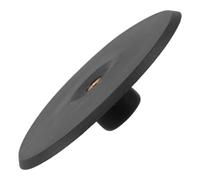 IMIKEYA Base de Voile Ronde Accessoire de Base à Joint PVC Noir Fixation par Vis Légère pour Équipement de Voile Usage Marin et Camping Extérieur