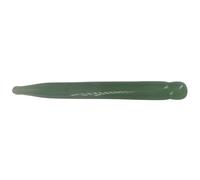 IMIKEYA Bâton de Massage en Jade Naturel pour Jambes et Yeux, Outil de Massage Gua Sha Lavable, Réduit Stagnations Sanguines, Personnes Actives Travail