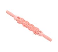 IMIKEYA Bâton de Massage Musculaire Portable pour Jambes - Rouleau Manuel à 8 Roues en Silicone - Couleur Rose Sakura - Outil de Relaxation et Récupération Sportive pour Yoga et Massage