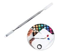 IMIKEYA Bâton Mélangeur Cosmétique Acier Inoxydable Outil Intégration Fond De Teint Et Correcteur Barre De Modulation Couleur Argent Et Facile à Nettoyer