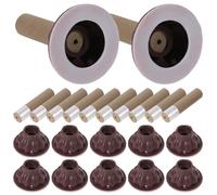 IMIKEYA Bâtonnets de Moxibustion Portables en Moxa avec Support Plastique, Lot de 50 Sets de Sets de Ensembles pour Salon, Améliore L'immunité et Relaxation