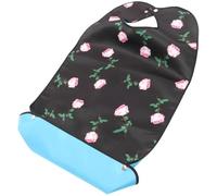 IMIKEYA Bavoirs pour Adultes en Polyester Imperméable, Double Couche, Faciles à Enfiler, Protection Élégante pour Repas et Prévention des Taches, pour Personnes Âgées