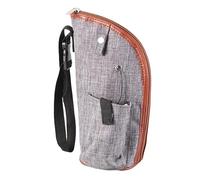 IMIKEYA -biberon USB Portable pour Bébé, Gris, Rapide en Fibre de Carbone, Protection Surchauffe à 40 °c, Adapté Voyage, Crochet de Transport,