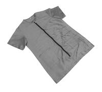 IMIKEYA Blouse de Toilettage pour Chiens Résistante aux Poils, Imperméable et Anti-Statique, en Polyester avec Fermeture Éclair Complète et Poche, Adaptée aux Salons de Toilettage