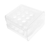 IMIKEYA Boîte à Œufs Double Compartiment Transparent Avec Couvercle Pour Réfrigérateur Et Plan De Travail