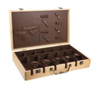IMIKEYA Boîte De Rangement Bois Pour Outils De Coiffure Organiseur Pratique Pour Tondeuses Ciseaux Et Peignes Coiffeurs Et Esthéticiennes