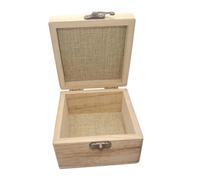IMIKEYA Boîte de Rangement Monstre Bois de Paulownia Wood Coffret Montre Unique avec Coussins Amovibles Organisateur Montre Portable pour Voyage Affaires
