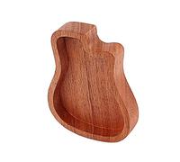 IMIKEYA Boîte De Sélection Accessoires De Guitare Prix de Choix De Guitare Rangement pour Médiator Étui du Porte- De Boîtier De Choix De Médiator en Bois Bambou Brun