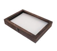 IMIKEYA Boîte Entomologie en Bois avec Couvercle Acrylique, Vitrine à Épingles pour Insectes et Lépidoptères, Protection Contre la Poussière, 1 Set Style