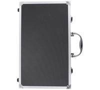 IMIKEYA Boîtier de Protection pour Microphone Portable en Alliage D'aluminium Structure Multi-emplacements, Valisette Robuste pour 2 Microphones pour Salle de Karaoké