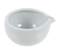 IMIKEYA Bol à Matcha en Céramique Blanc 525ml avec Bec Verseur Design Délicat Facile à Utiliser pour Cérémonie Thé ou Maison de Thé