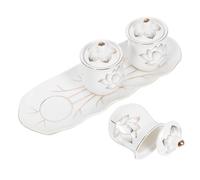 IMIKEYA Bol D'Autel De Décoration D'Intérieur Bol D'Offrande De Bouddha Décoration De Temple Tasses À Thé En Porcelaine Tasses D'Offrande Cire Invitant La