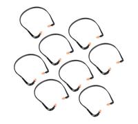 IMIKEYA Bouchons D'oreilles en Silicone Souple Bande Élastique, 8 Pièces, Anti-bruit pour Train à Grosse Vitesse et Avion, Confortables et Réutilisables