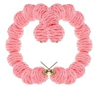 IMIKEYA Boucles D'oreilles Créoles Bohème Raphia Naturel Couleurs Pastel Légères Femme Été Plage Pendantes Géométriques Larges