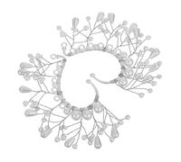 IMIKEYA Boucles Oreilles Féeriques à Clip sans Perçage pour Femmes Ornées de Perles Imitation Design Bohème pour Mariées et Occasions Spéciales