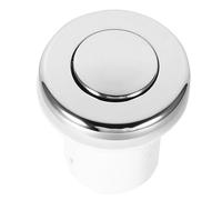 IMIKEYA Bouton Poussoir Pneumatique Étanchéité Blanc pour Bain Interrupteur Pression, Plastique Abs et Ressort INOX 304 Usage Pratique Spa