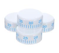IMIKEYA Boutons de Thermostat Universels en Abs Remplacement Bouton Tournant 4pcs Blancs Contrôle de Température Réglable, Installation Facile pour Réfrigérateur et Congélateur