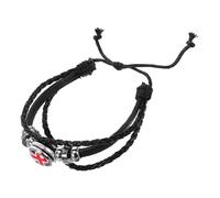 IMIKEYA Bracelet Drapeau National Football Coupe du Monde en Alliage Léger et Confortable, Design Créatif pour Accessoires Sport et Voyage