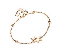 IMIKEYA Bracelet Licorne Fille Acier Titanium Plaqué Or Bijoux Élégants pour Parfait pour et Famille