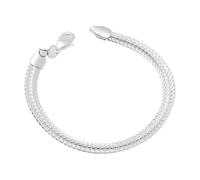 IMIKEYA Bracelet Serpent Réglable pour Femmes et Filles Plat Élégant Plaqué Cadeau