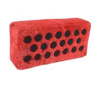 IMIKEYA Brique Peluche Amusante Jouet Oreiller Forme De Brique De Simulation Doux Et Confortable
