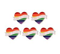 IMIKEYA Broche Arc-en-ciel 5pcs Pour Lgbt Broche En Alliage Épingle Colorée Mode Et Événements Accessoire Pour Gay Et Lesbienne Pour Fête Et Mariage