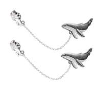 IMIKEYA Broche Astronaute Baleine Épingle à Châle En Alliage 2 Pièces Pour Garçon Et Filles Et Adultes Accessoires Mode Quotidienne Et Événementielle