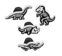 IMIKEYA Broche Dinosaure Squelette En Alliage Créative 4 Pièces Style Punk Pour Femmes Usage Quotidien Accessoires Mode Gothique
