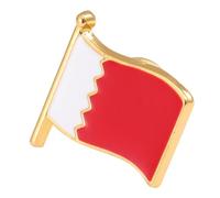 IMIKEYA Broche Drapeau National Métal Créative Épingle Badge Vêtement Unisexe Résistante pour Fêtes et Quotidien