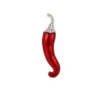IMIKEYA Broche Femme et Design Piment avec Effet Huile Épingle Plant Stylée pour Robe et Accessoires Élégant Rouge