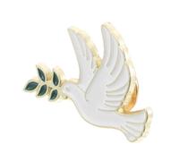 IMIKEYA Broche Oiseau de Paix Métal Résistant Épingle avec Rameau Olivier Accessoire Décoratif pour Vêtements Sacs et Trousses Cadeau Élégant Femme