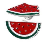 IMIKEYA Broche Pastèque 2 Pièces En Zinc 3.20x1.60x1.00cm Pour Fêtes Et Anniversaires, Épingle à Châle Élégante Unisexe De Fruit