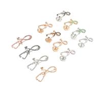IMIKEYA Broche Stéthoscope Rétro en Alliage Multicolore, Épingle de Poitrine Médicale pour Infirmières et Médecins, Lot de 12 Pièces, Décoration Vestimentaire Originale et Style Aléatoire